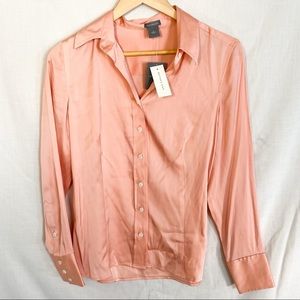 Ann Taylor Silk Blouse Sz 8